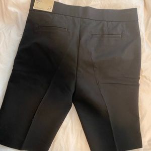 Tailored black shorts Soft Surroundings NWT Size 12
